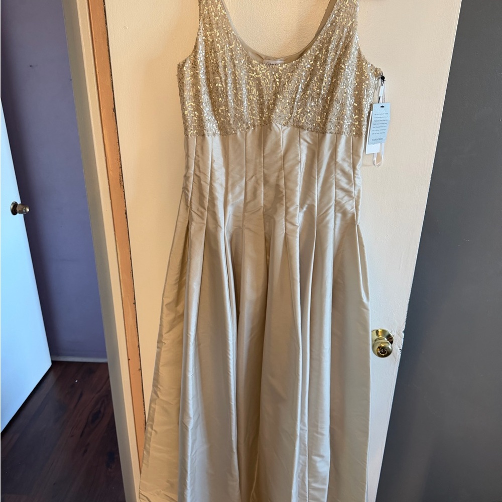 Elegant Sleeveless Gown by Calvin Klein!